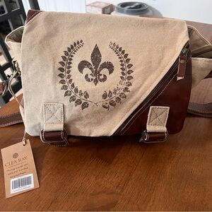 Clea Ray Fleur De Lis Cross body bag